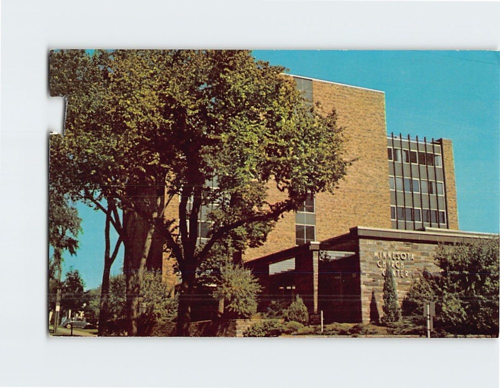 Postcard Minnesota Church Center Minneapolis Minnesota USA