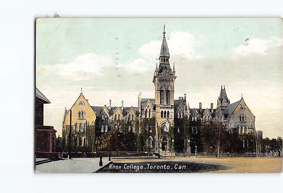 Postcard Knox College Toronto Canada