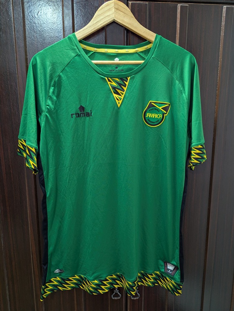 2016 Jamaica Classic Football Jersey by Romai in Green