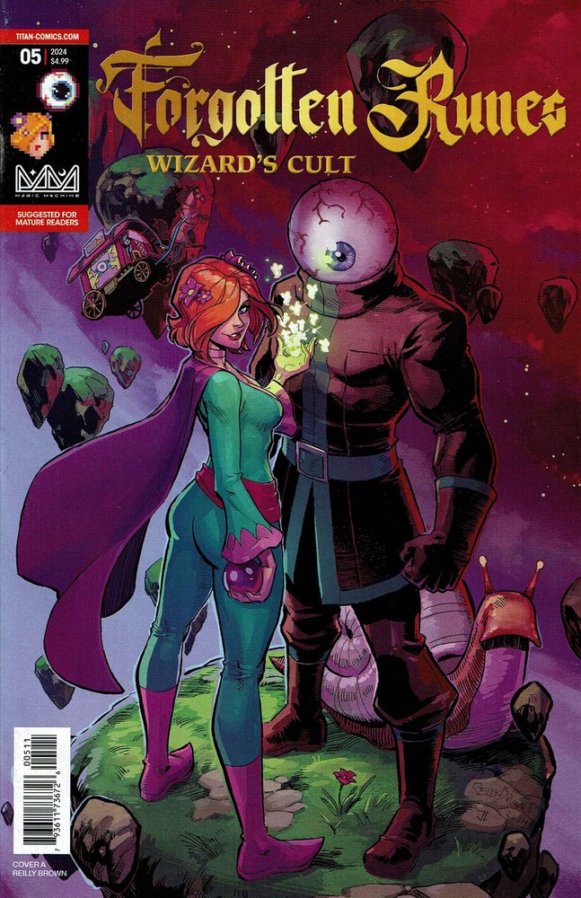 Forgotten Runes: Wizard's Cult #5A VF/NM; Titan | we combine shipping