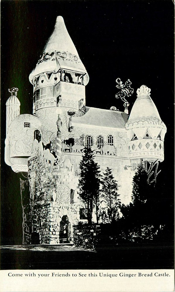 Gingerbread Castle Wheatsworth Mill National Biscuit Co Hamburg NJ Postcard