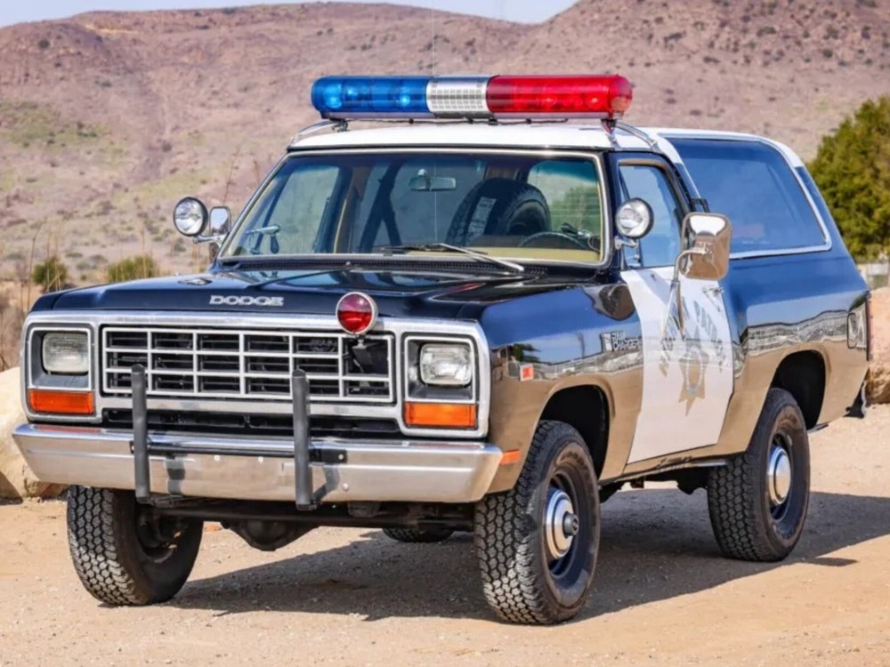 1982 Dodge Ramcharger 4×4 CHP truck | POSTER 24 X 18 INCH | Vintage classic