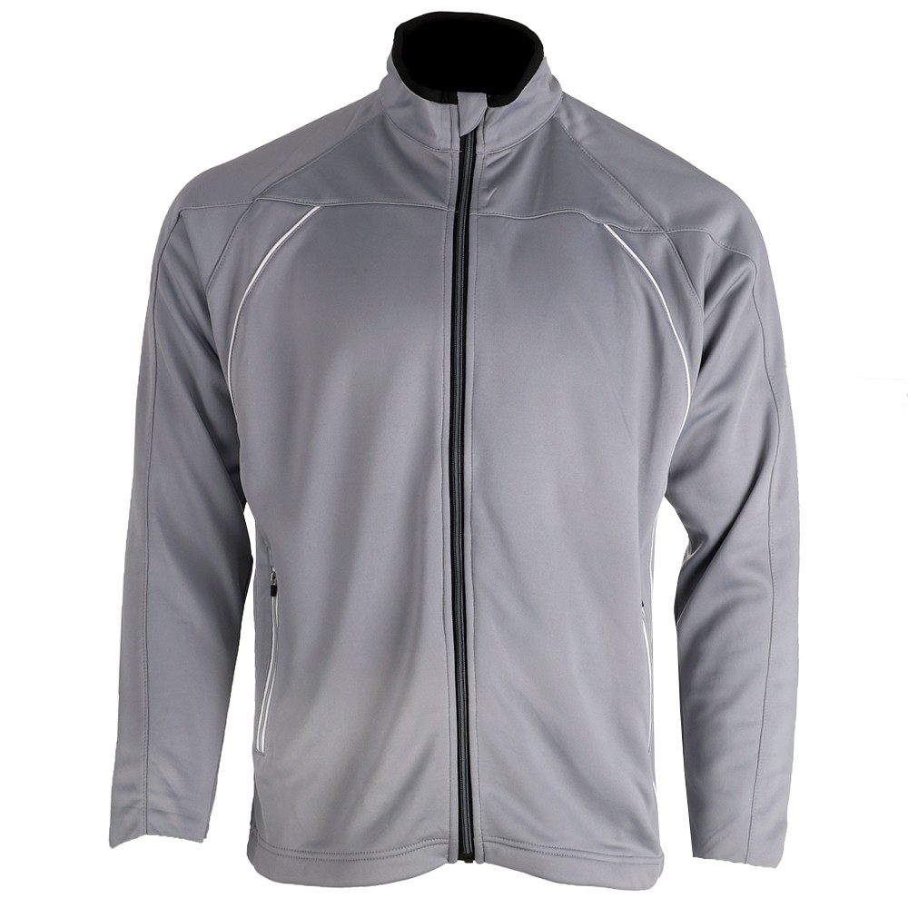 Page & Tuttle Piped Layering Full Zip Jacket Mens Size L  Casual Athletic Outerw