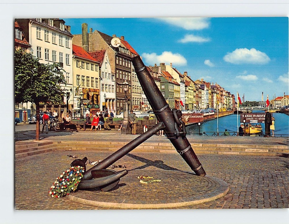 Postcard Nyhavn Copenhagen Denmark