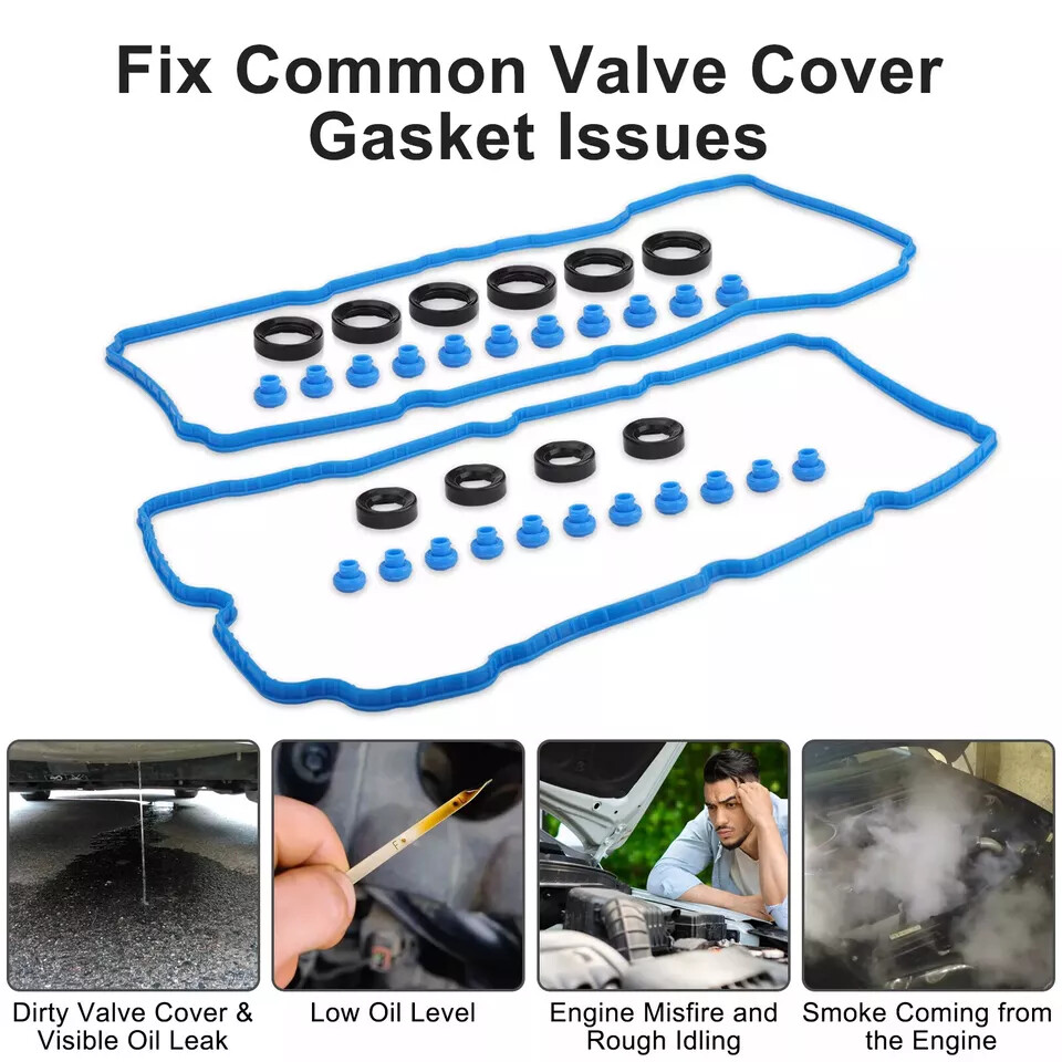 Valve Cover Gasket Kit for Ford Explorer Base Limited XLT 2011-2019 3.5L 4-Door