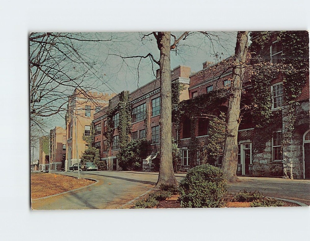 Postcard Greenbriar Military School Lewisburg West Virginia USA