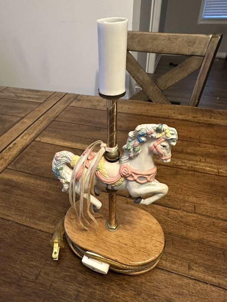 HOUSE OF LLOYD CAROUSEL HORSE LAMP - NO LAMP SHADE