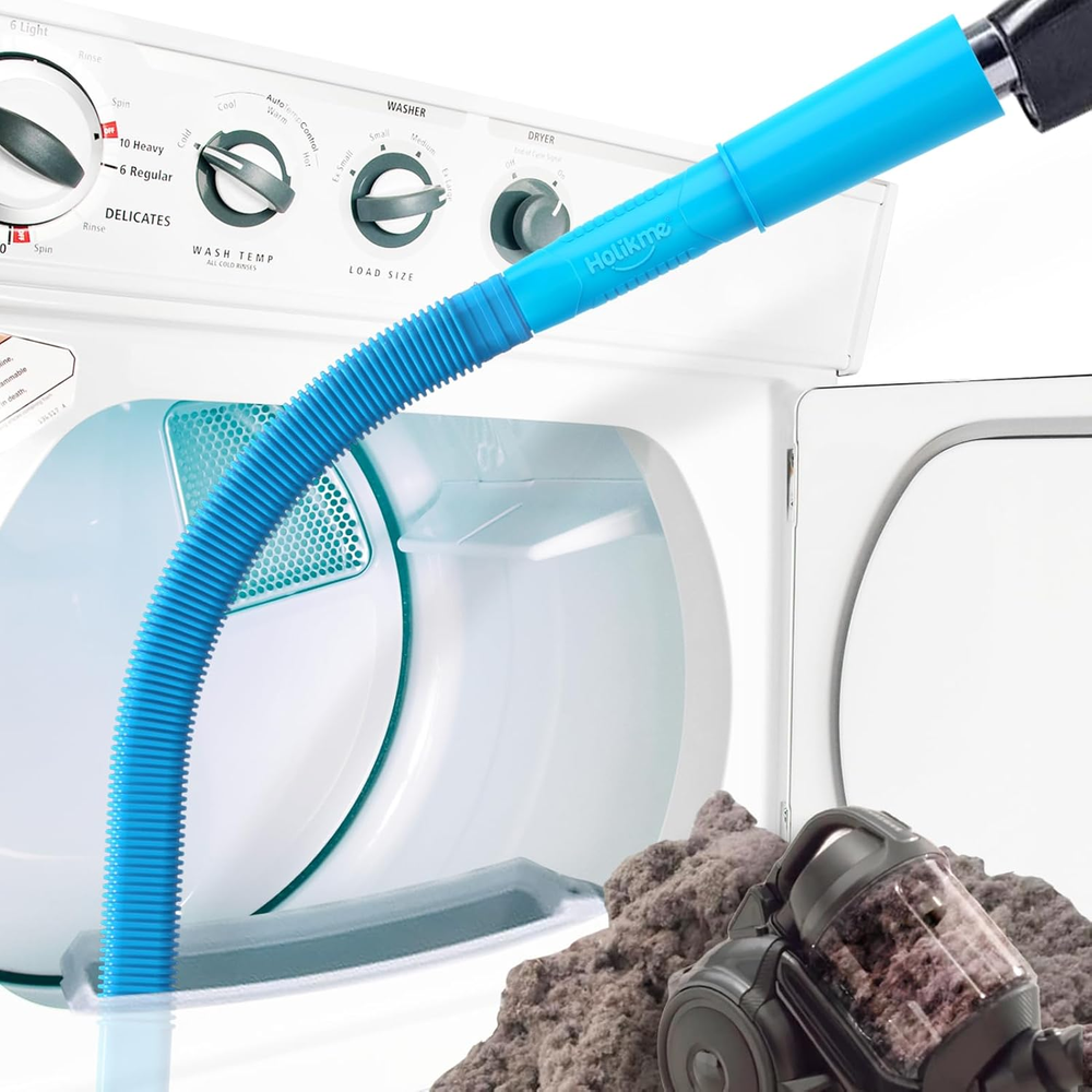Dryer Vent Cleaner Kit Vacuum Hose Attachment Brush, Lint Remover, Dryer Vent Va