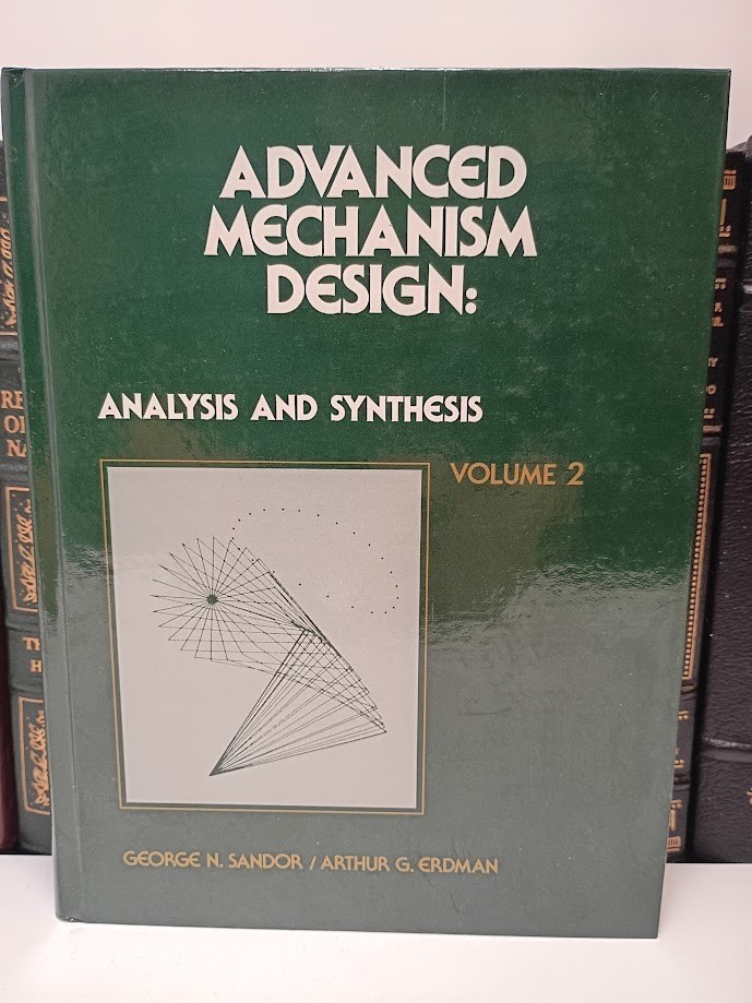 Advanced Mechanism Design Sandor Erdman Vol 2 Kinematics Robotics Engineering VG