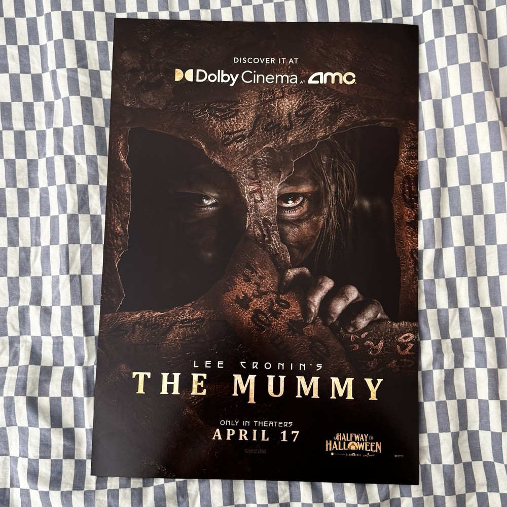 LEE CRONIN’S THE MUMMY MOVIE POSTER AMC DOLBY ORIGINAL 2026 HORROR NEW 19x13 NM