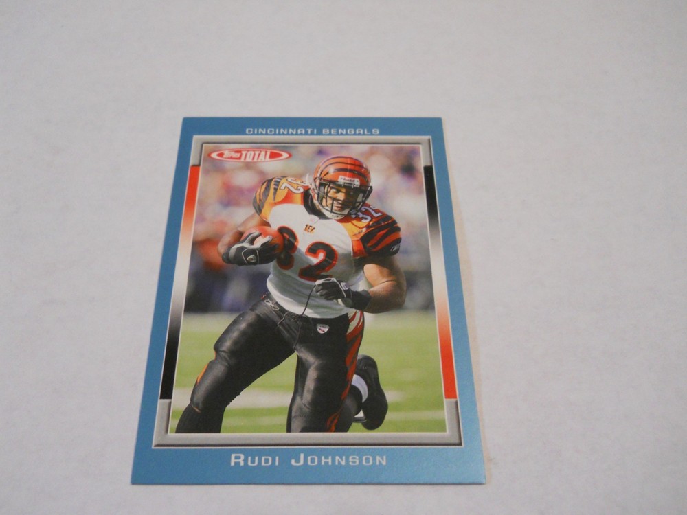 Rudi Johnson Blue Parallel Cincinnati Bengals 2006 Topps Total
