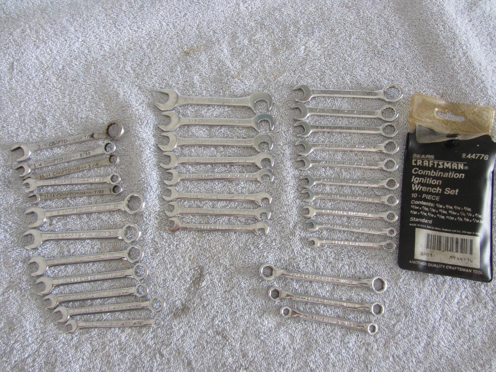 Vintage Craftsman Ignition Wrench Lot.Some complete sets many -V- series
