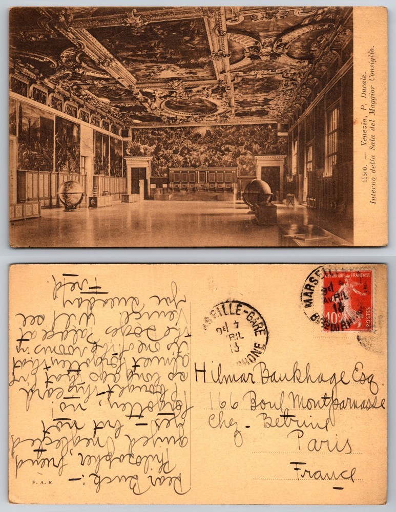 Musee Des Beaux Arts Paris France Postcard