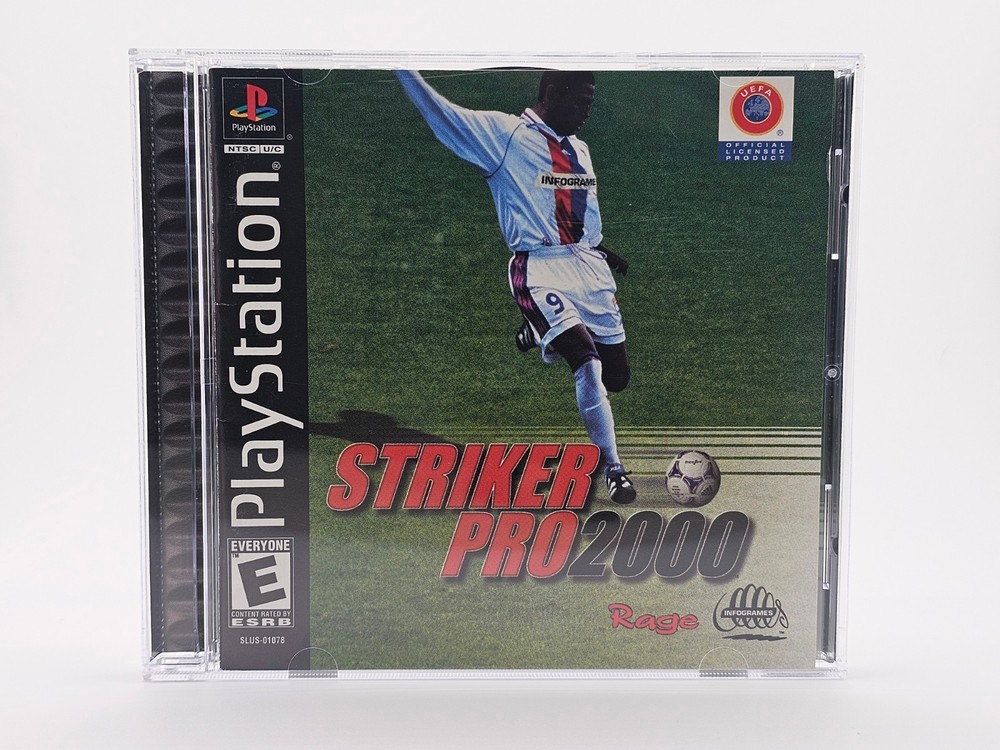 Sony Playstation 1 PS1 Striker Pro 2000 CIB Cleaned & Tested