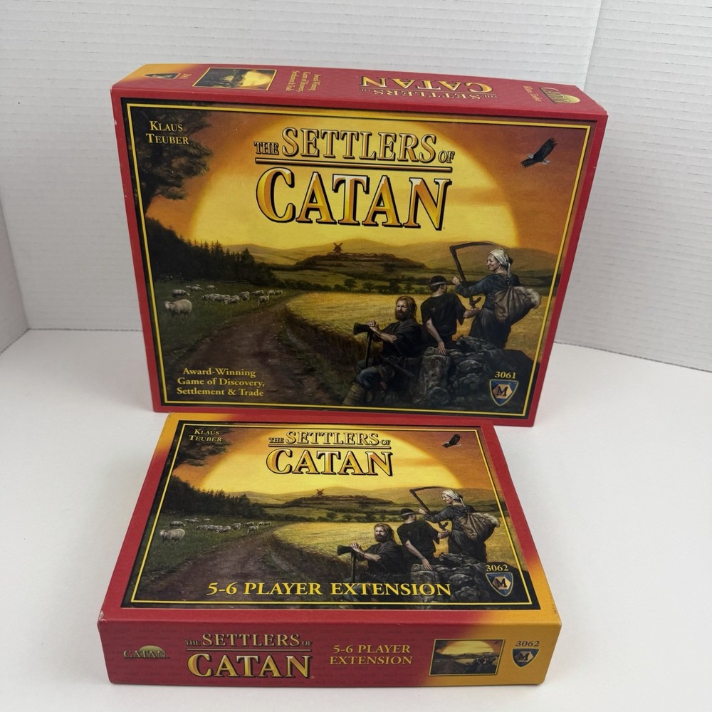 Catan Add On Expansion-The Settlers of Catan + 5-6 Player Expansion set-Complete