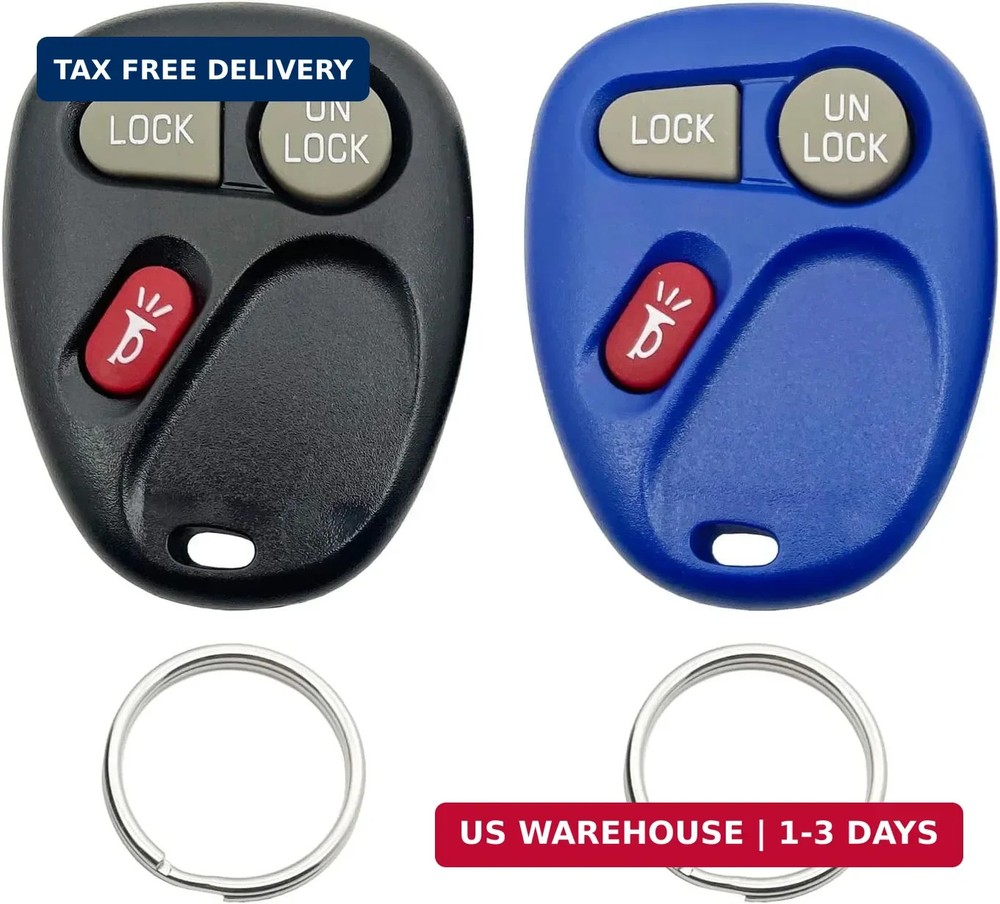 Replacement Key Fob Shell Keyless Entry Remote Car Key Fob Case Fits for Chevy A
