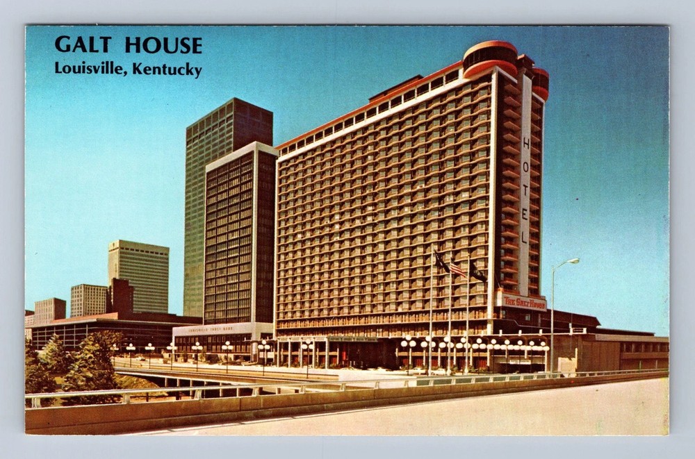 Louisville KY-Kentucky Galt House Vintage Postcard