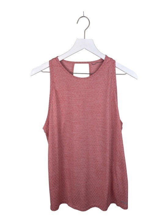 Patagonia Women's Ridge Flow Tank Top Size Large Sunfade Pink Keyhole Back Poly