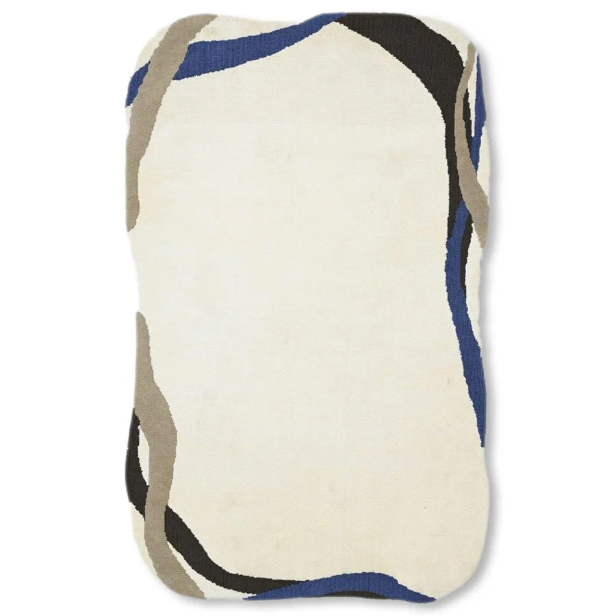 New Modern Hand Tufted Nz Wool Rug Color As Photos Luxury Handmade Carpet Rug