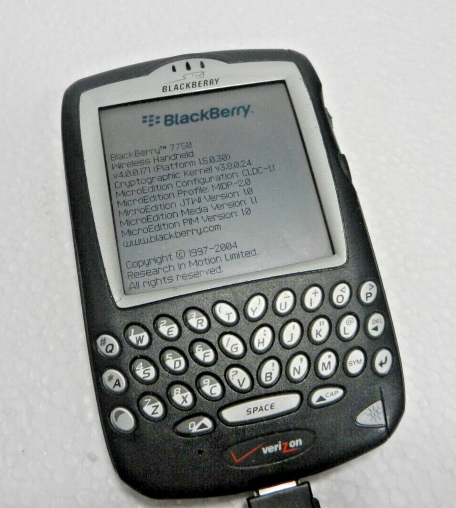 Blackberry 7750 Verizon