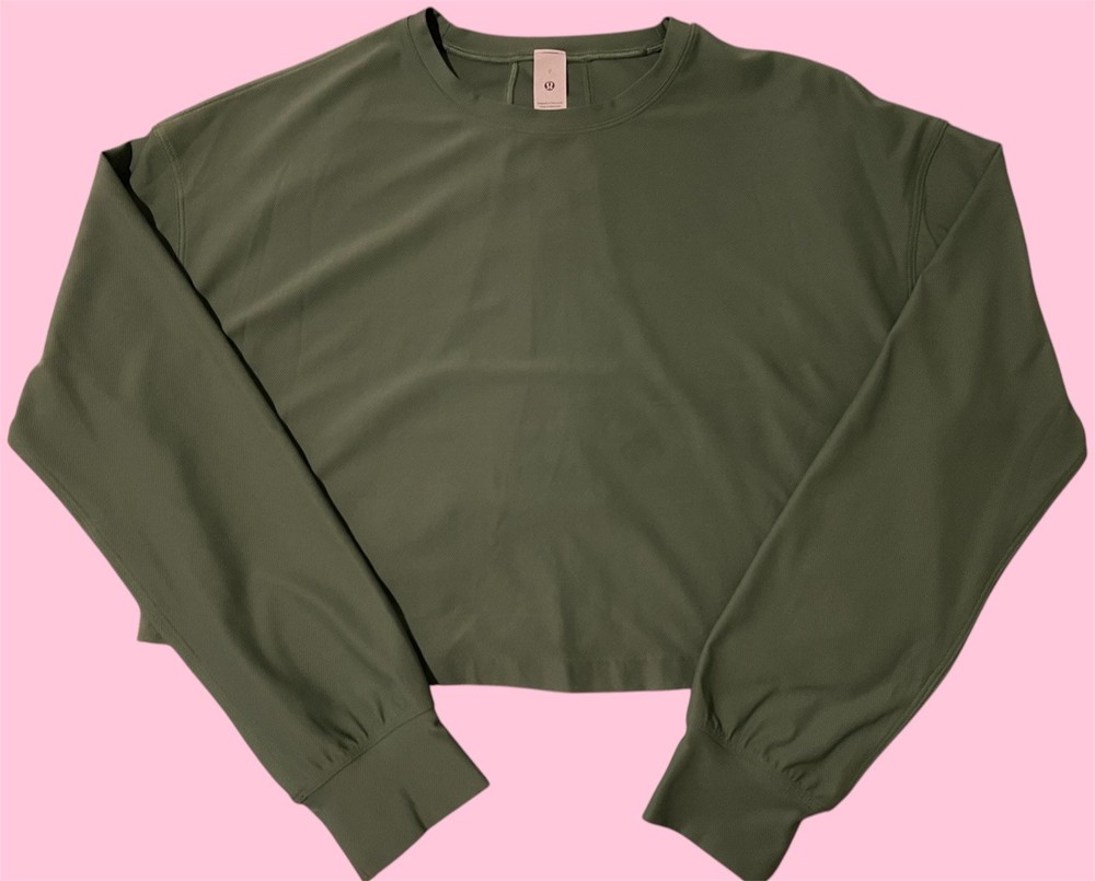 Lululemon Swiftly Tech Long Sleeve Olive Green