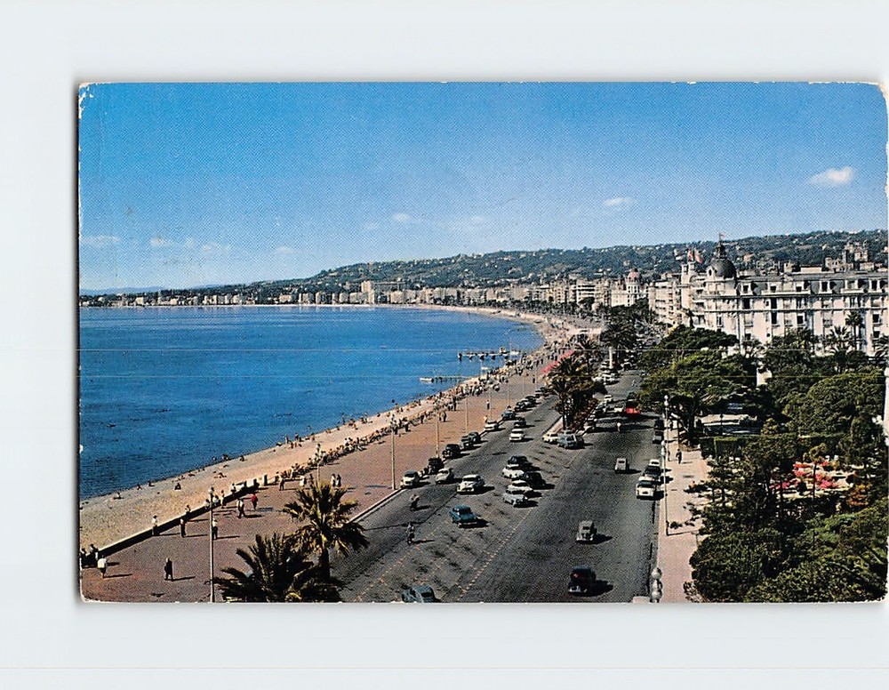 Postcard Promenade des Anglais Nice France