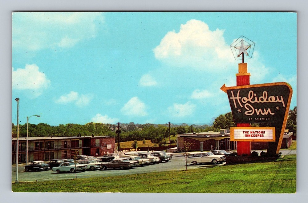 Columbia TN-Tennessee Holiday Inn Vintage Postcard Standard Souvenir Postal Old