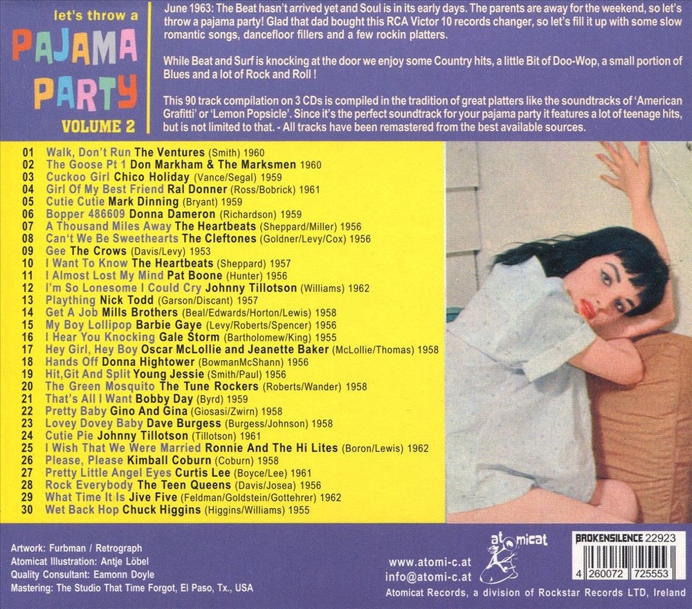 Various Artists Pajama Part, Vol. 2 New Cd