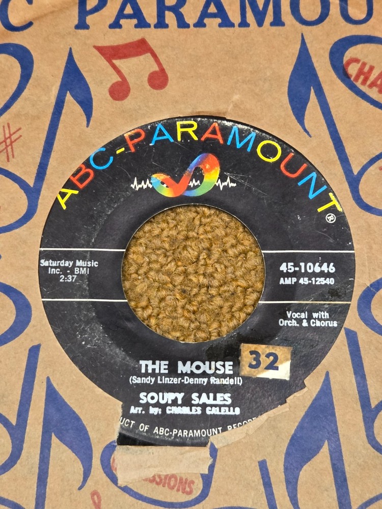 45 RPM Soupy Sales ABC 10646 The Mouse NORTHERN SOUL VG+