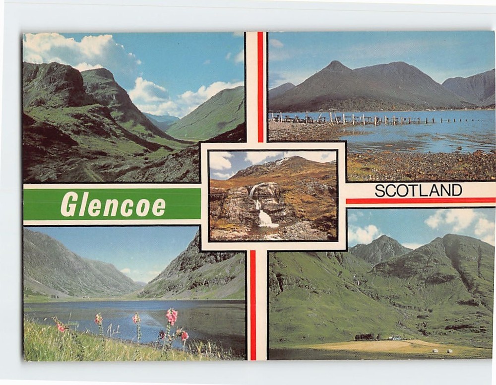 Postcard Scenes & Views Glencoe Scotland