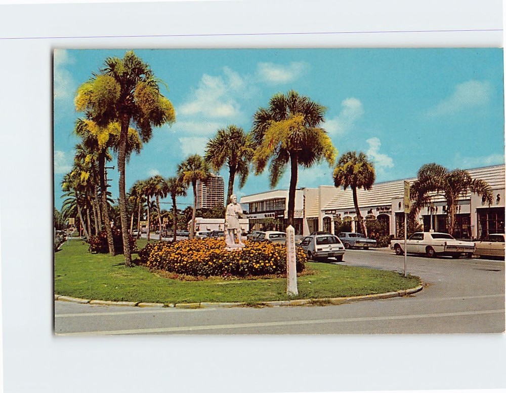 Postcard St. Armand's Key Sarasota Florida USA