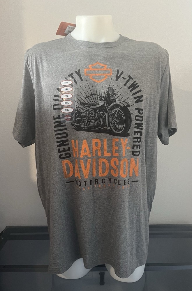 Harley-Davidson Men's Short Sleeve T-Shirt 3XL Scottsdale Arizona NWT Gray