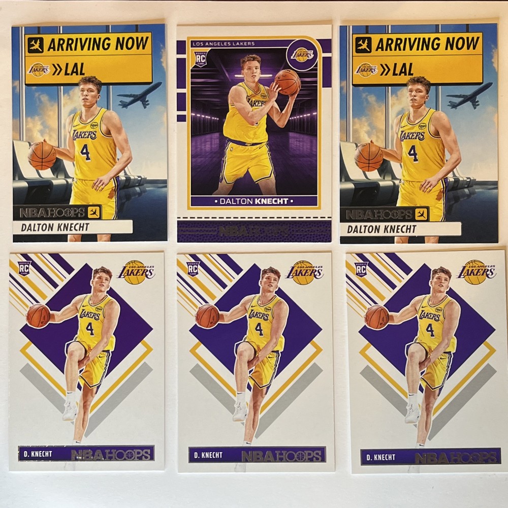 2024-25 Panini NBA Hoops Dalton Knecht RC Rookie 6 Card Lot Tribute Arriving Now