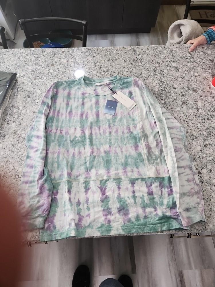 John ELLIOTT Reconstructed LS Tie Dye Tee Shirt Men's