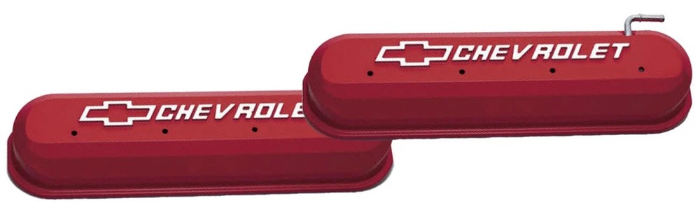 Proform 141-267 Die-Cast Slant-Edge Valve Covers for GM Gen III/IV LS Engines