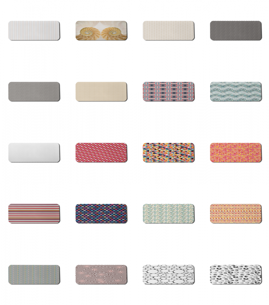 Ambesonne Geometry Rhombus Rectangle Non-Slip Mousepad, 31