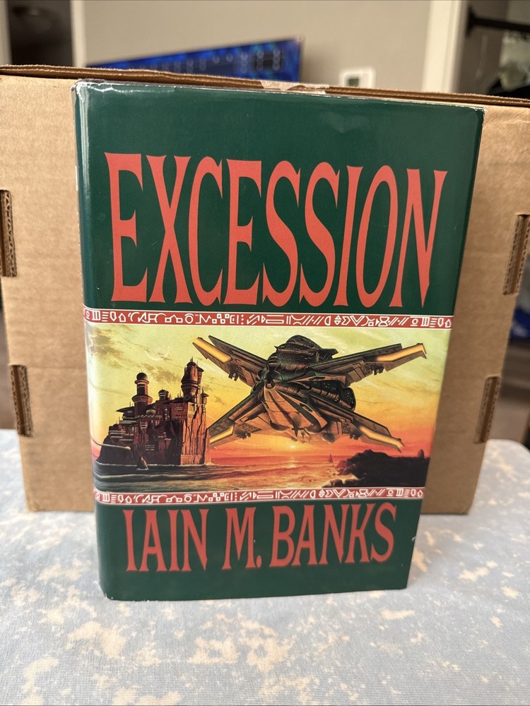 Excession by Iain M. Banks Hardcover DJ 1996/1997