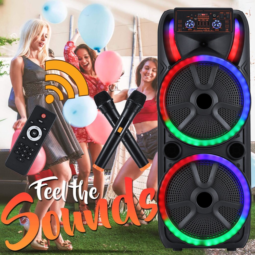Bluetooth Speaker Dual 15