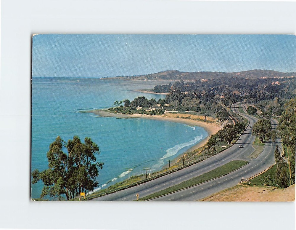 Postcard Coastline Santa Barbara California USA