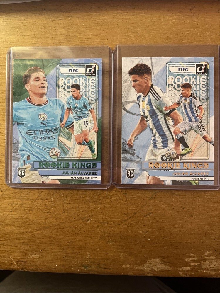 2022-23 Panini Donruss - Julian Alvarez Rookie Card Lot Of 2