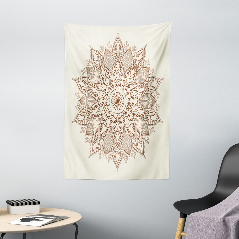 Retro Tapestry Tribal Flower Ethnic Lace Print Wall Hanging Decor