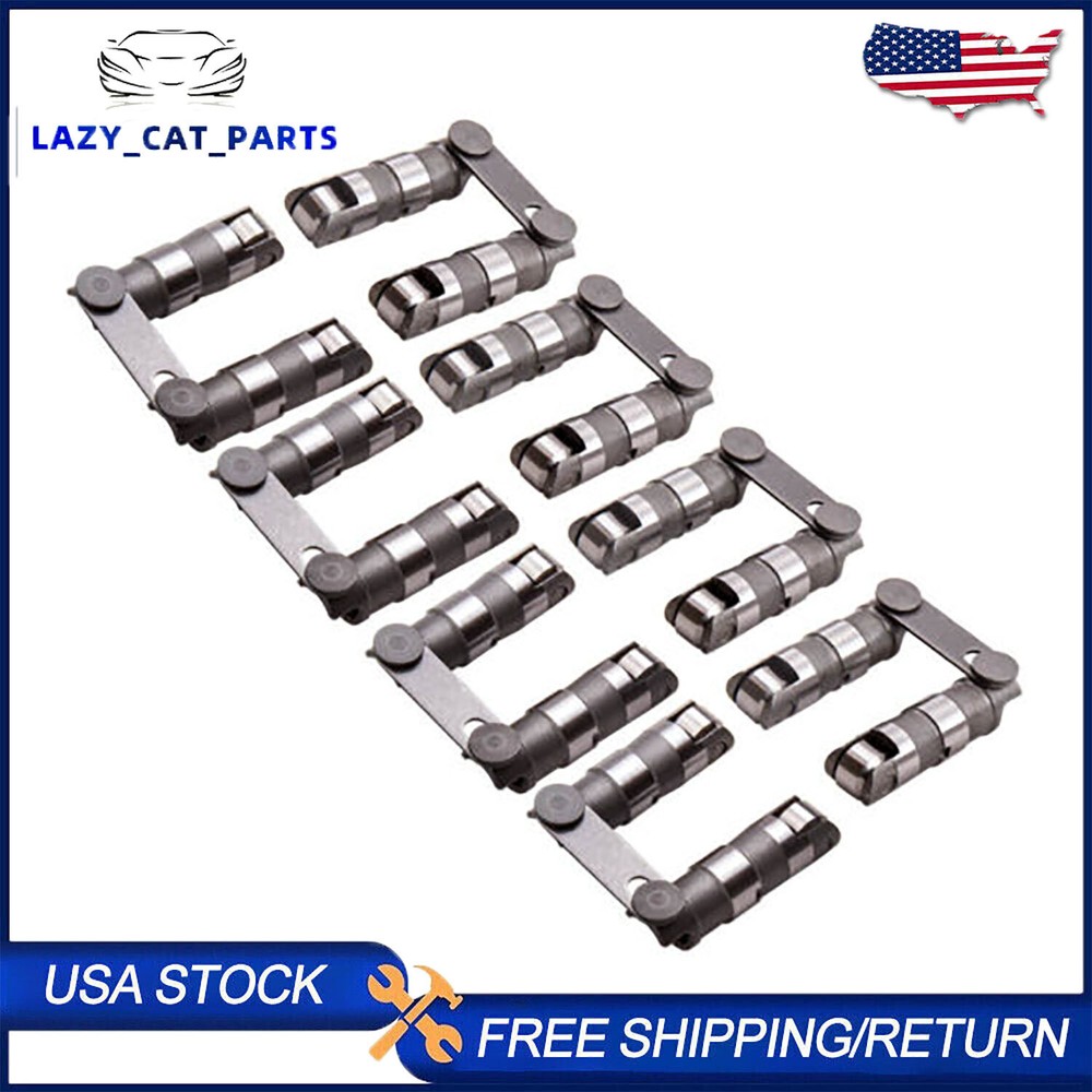 Retro-Fit Roller Lifters + Link Bar Small Block for Chevy SBC 350 265 - 400 V8