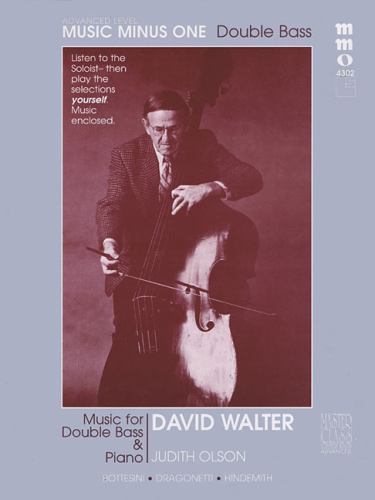 Intermediate to Advanced Contest Solos Double Bass David Walter, Paperback by...