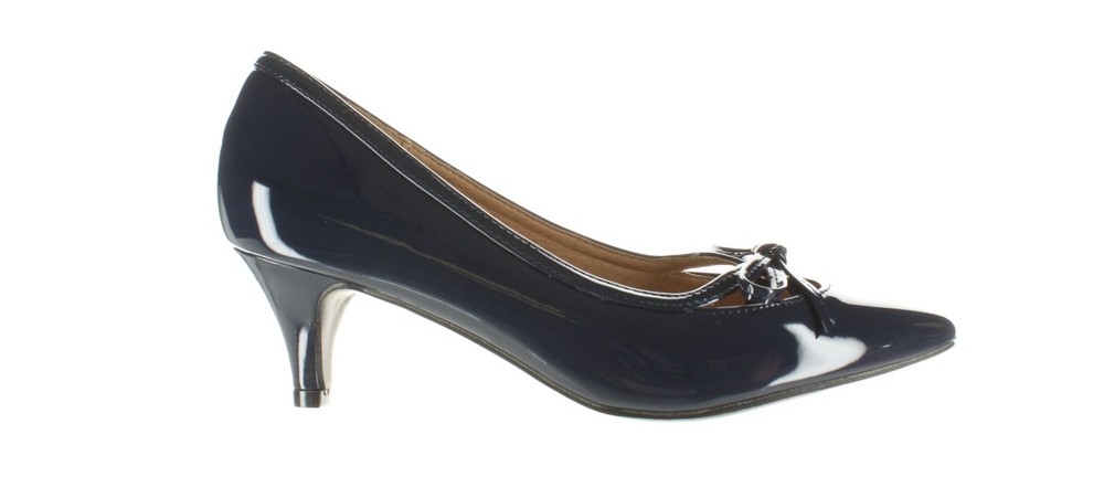 Forever Womens Aubree-17 Blue Pumps Size 6 Comfortable Heeled Shoes  