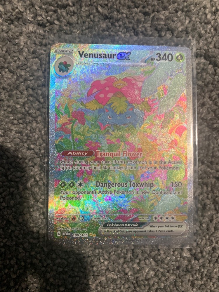 Venusaur ex 198/165 Sv: Scarlet & Violet 151 Holo