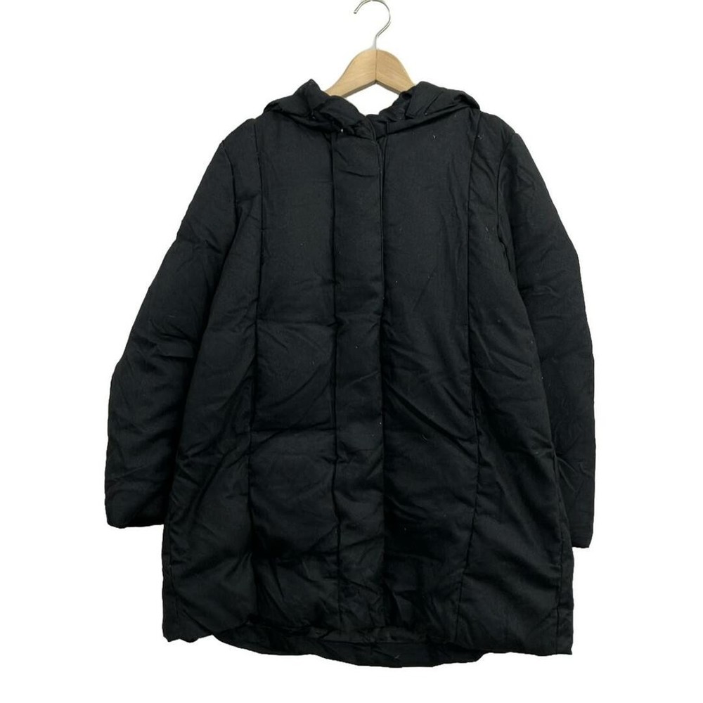 Studio Clip Down Jacket for Women with Wrinkled Distressed Details