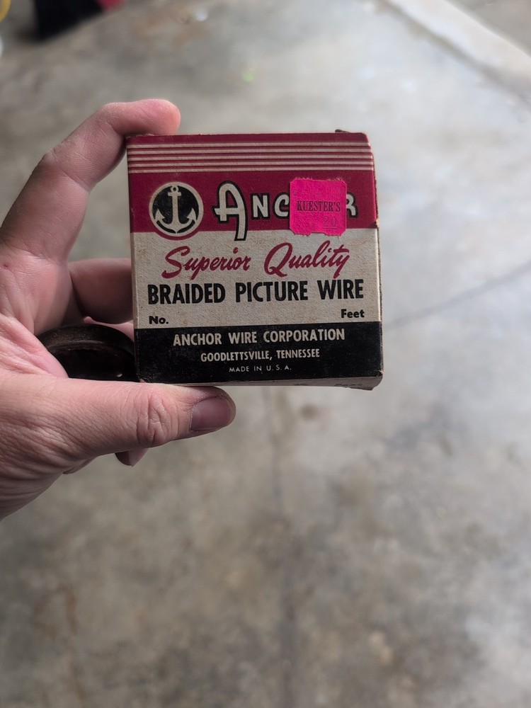 Anchor Braided Picture Wire - Premium Quality Collectible Box - Goodlettsville TN