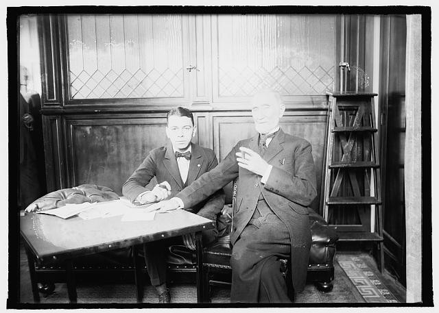 Photo:Clarence J. McLeod Uncle Joe 1920 Portrait in Office