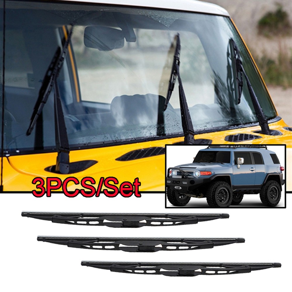 3Pcs/Set High Quality Wiper Blades For Toyota FJ Cruiser 2006-2018 14