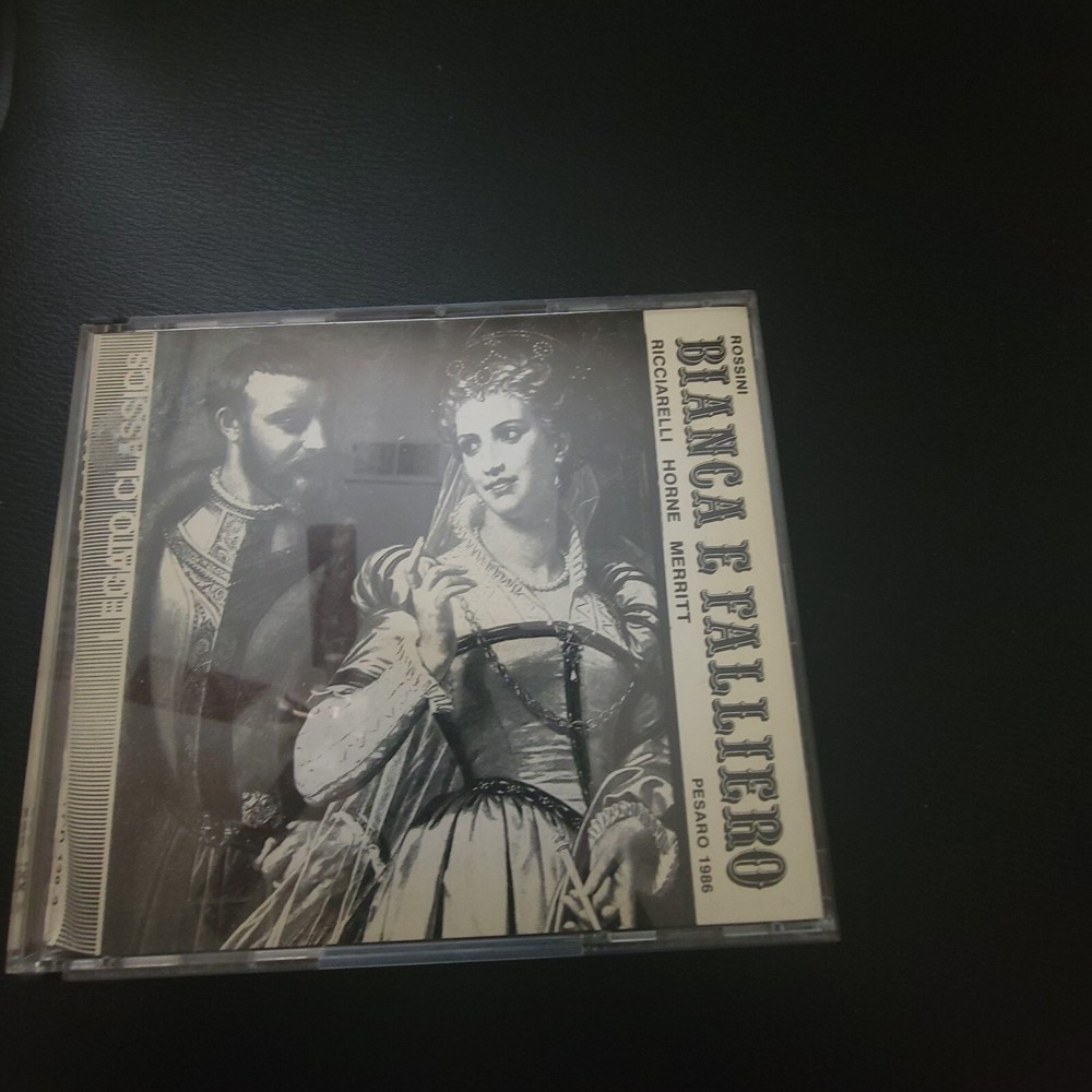 ROSSINI Bianca e Falliero RENZETTI RICCIARELLI HORNE MERRITT 3 CD Set 1986 Italy